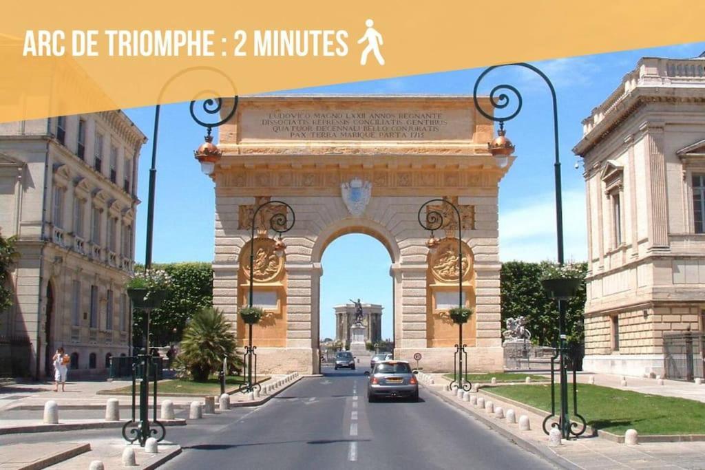 La Suite Eximia Avec Patio - Parking Souterrain Inclus - Centre Historique Монпелье Экстерьер фото